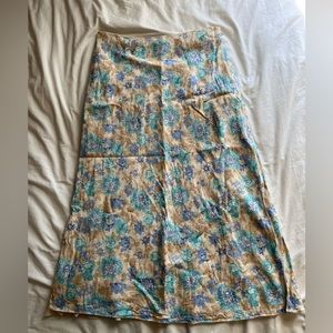 villager by Liz Claiborne Floral Maxi Skirt
